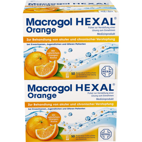 Macrogol Hexal Orange (100 stk.ück)