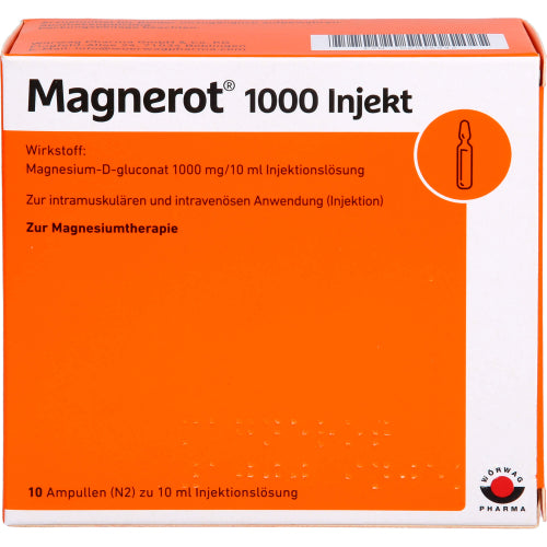 Magnerot 1000 Injekt (10X10 ml)