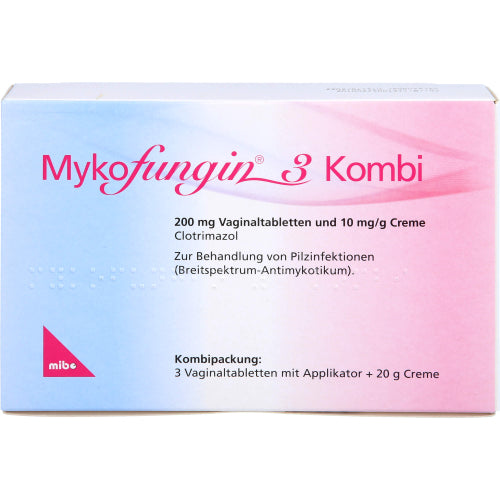 Mykofungin 3 Kombi 200mg Vaginaltabl.+10mg/G Creme (1 Packung)