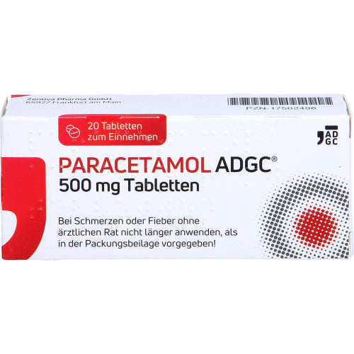 Paracetamol Adgc 500mg (20 stk.)