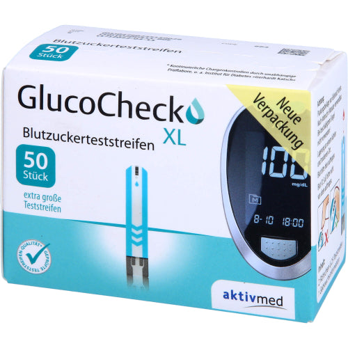 Gluco Check XL Teststrimler (50 stk.)