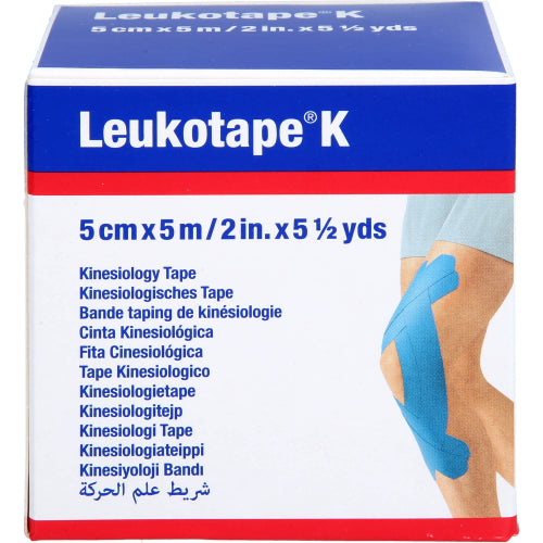 Leukotape K 5cm Blå (1 stk.ück)