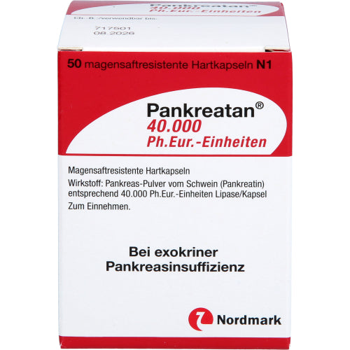 Pankreatan 40.000 Ph.Eur.-Einheiten (50 Stück)