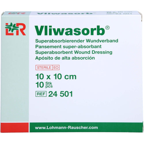 Vliwasorb SUP AB ST10X10cm (10 St.)