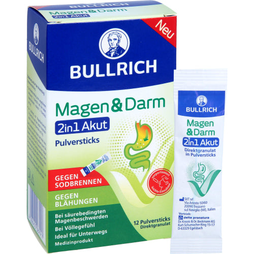 Bullrich Mave Og Tarm 2in1 Akut (12 Stk.)