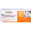 IBU Ratiopharm 400mg Akut (20 stk.)