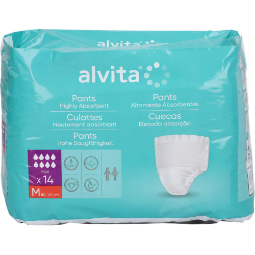 Alvita Inkontinenzhosen Maxi Medium Nacht (14 Stück)