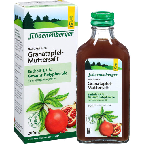 Granatæble Mor saft Schoenenberger (200 ml)