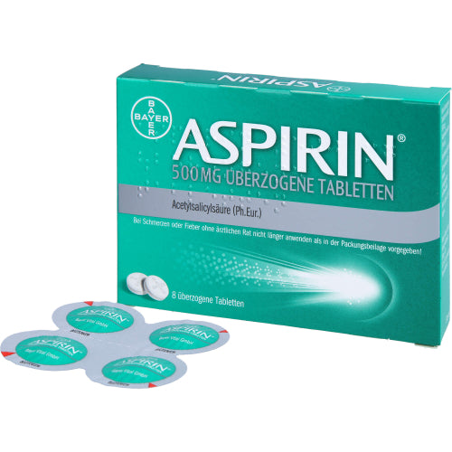 Aspirin 500 mg Overz Tabletter (8 stk.)