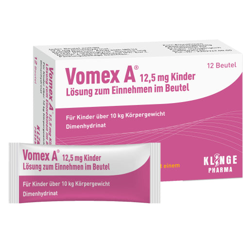 Vomex A 12,5 mg Børn BTL (12 stk.)