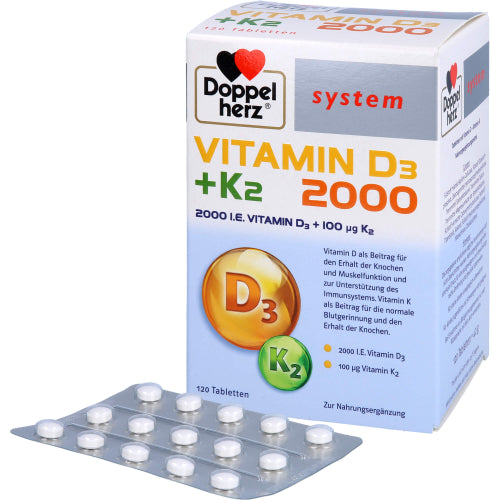 Doppelherz VIT D3 2000+K2S (120 St.)
