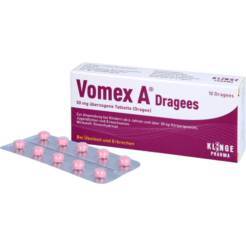 Vomex A Dragees 50 mg (10 stk.)