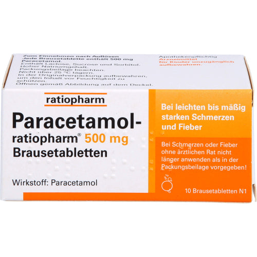 Paracetamol Ratio 500mg (10 stk.)
