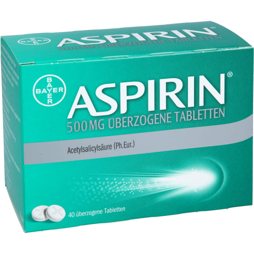 Aspirin 500 mg Overtrukne Tabl. (40 stk.)