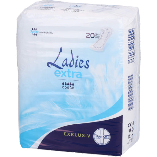 Param Ladies Exklusiv Extra Inkontinenzeinlagen. (20 Stück)