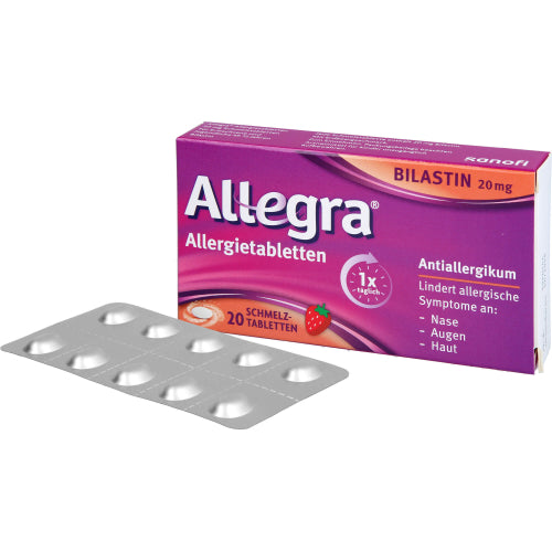 Allegra Allergisænkning 20mg (20 stk.)