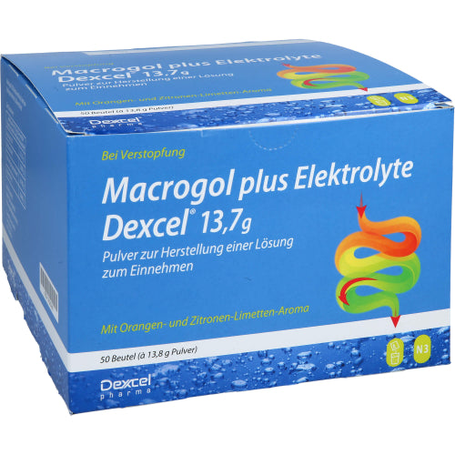 Macrogol Plus Elektrolyte Dexcel 13,7 G Plv (50 St.ck)