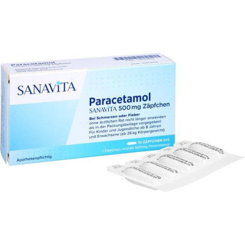Paracetamol Sanavita 500 mg (10 stk.)